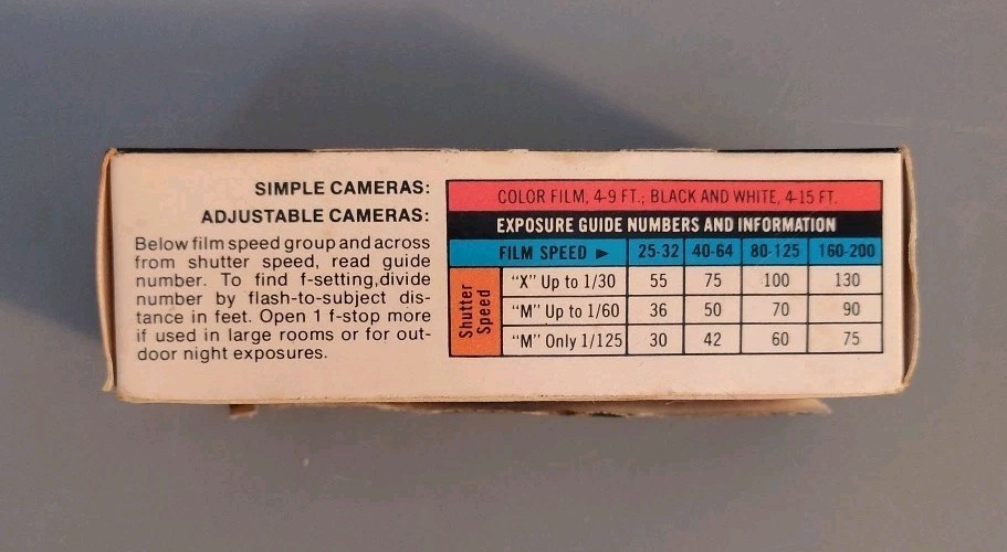 Vintage Sylvania Blue Dot Flashcubes New Old Stock
