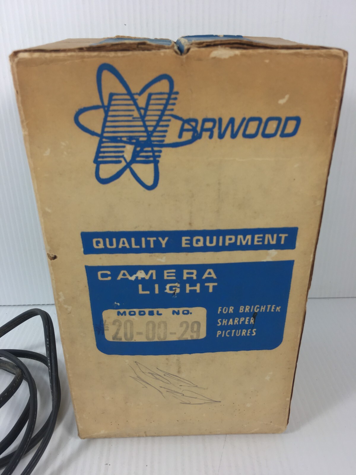 Vintage Harwood XR6 Movie Camera Light USA Original Box Bulb Tested