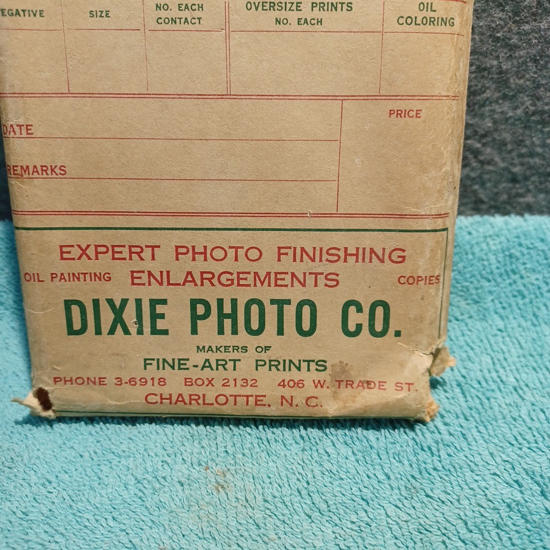 Vintage Envelope from Dixie Photo co. Containing 3 Cassette’s Marked AP Paris