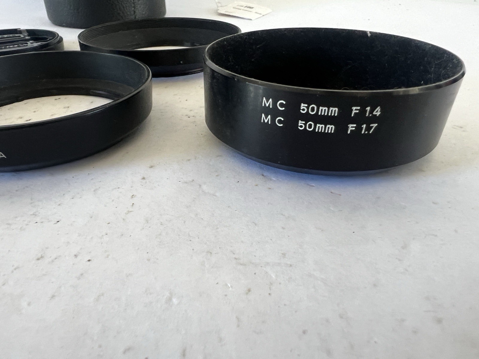 Vivitar & Minolta Misc Lens Case And Covers Misc Lot