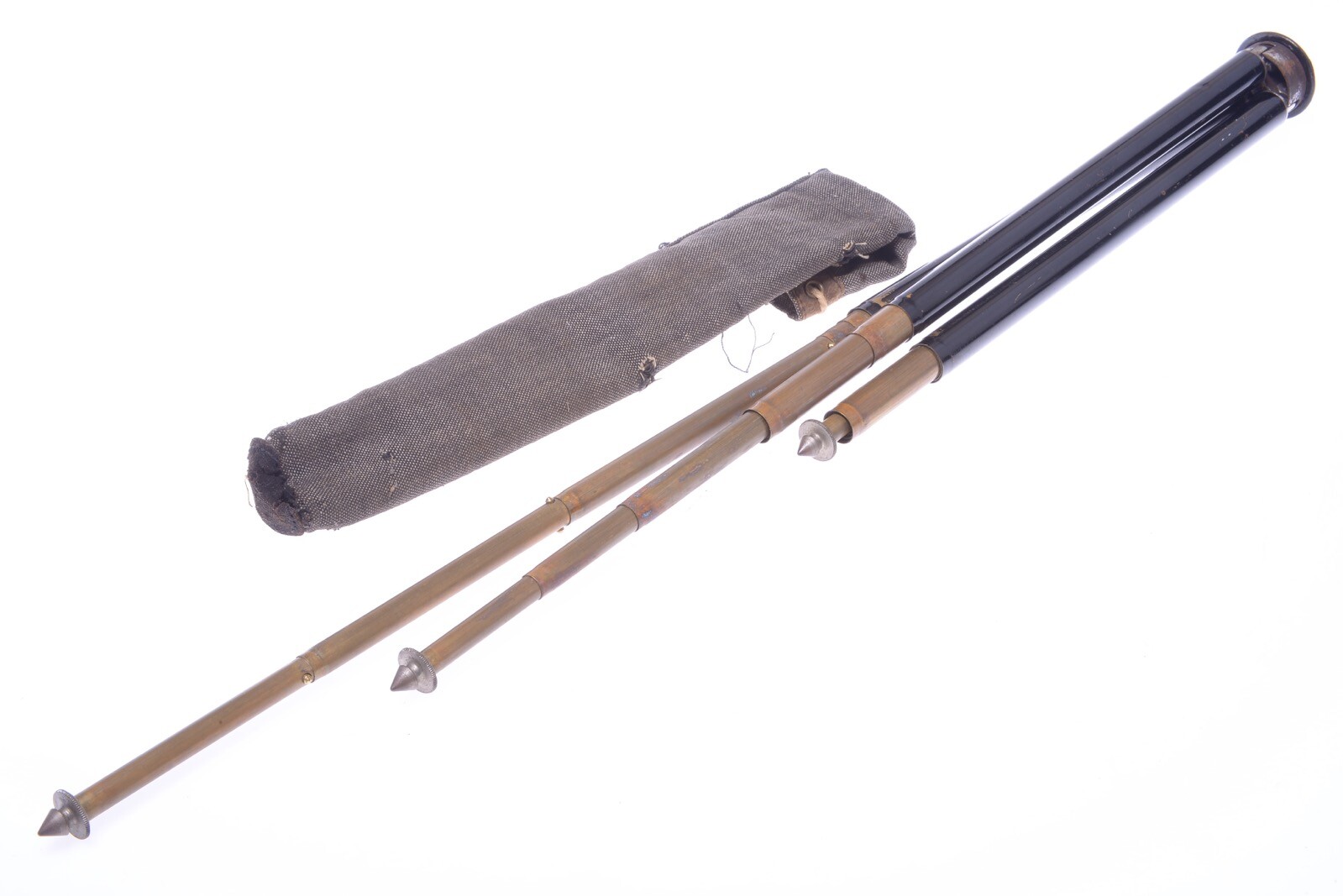 ✅ ANTIQUE METAL TRIPOD 124.5CM, 49″ GLASS PLATE 127, 120 ROLL FILM CAMERA