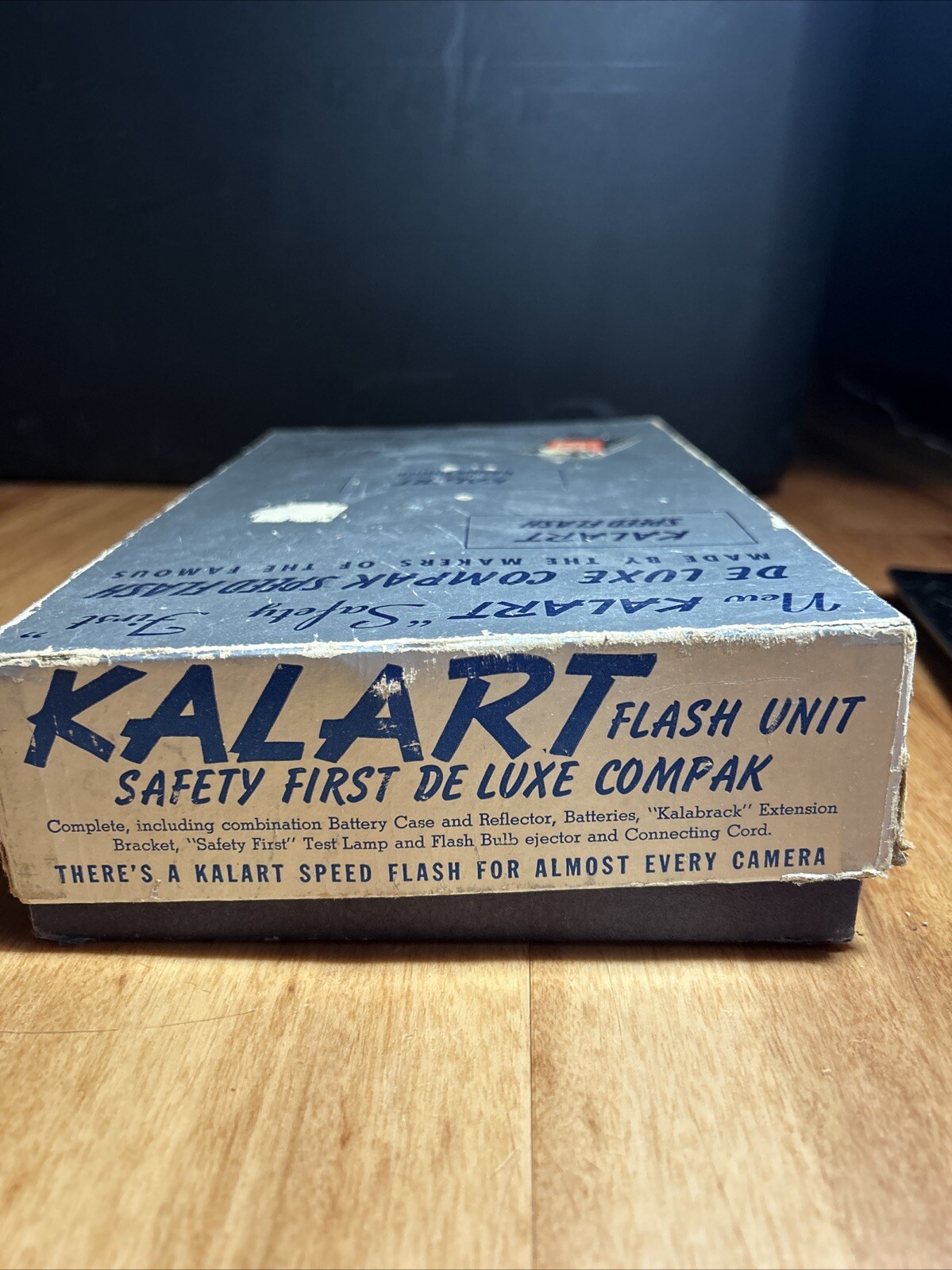 1950s Kalart Speed Flash Safety First De Luxe Compak Original Box Photography