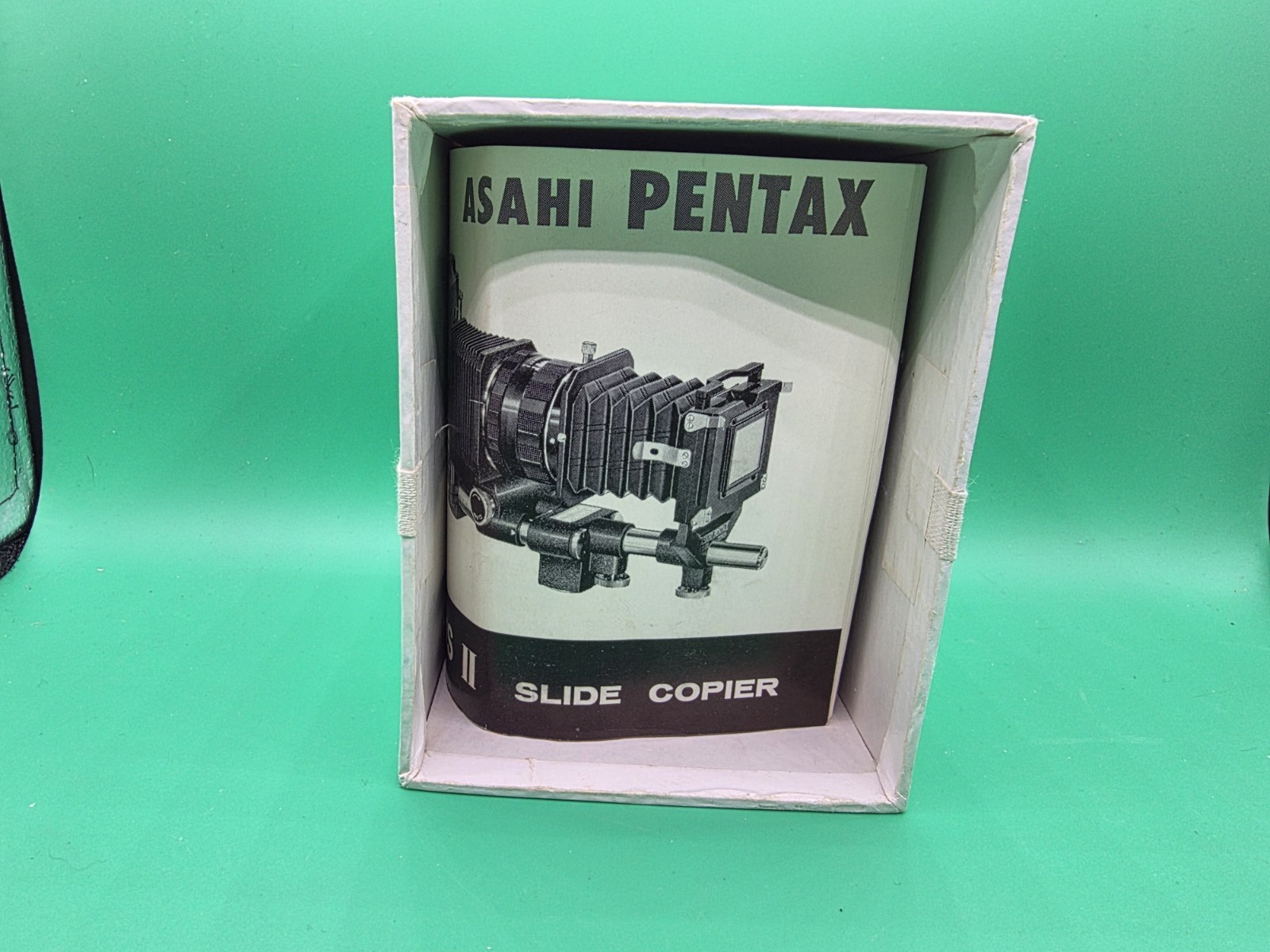 Honeywell Pentax Slide Copier Attachment Bellows II Cat No 833 w/ Box Manual