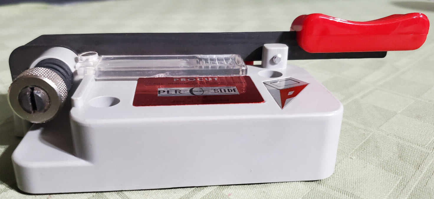 Vintage Photography Processing PerOSlide Procut 2 x 2 Cardboard Cutter Slicer