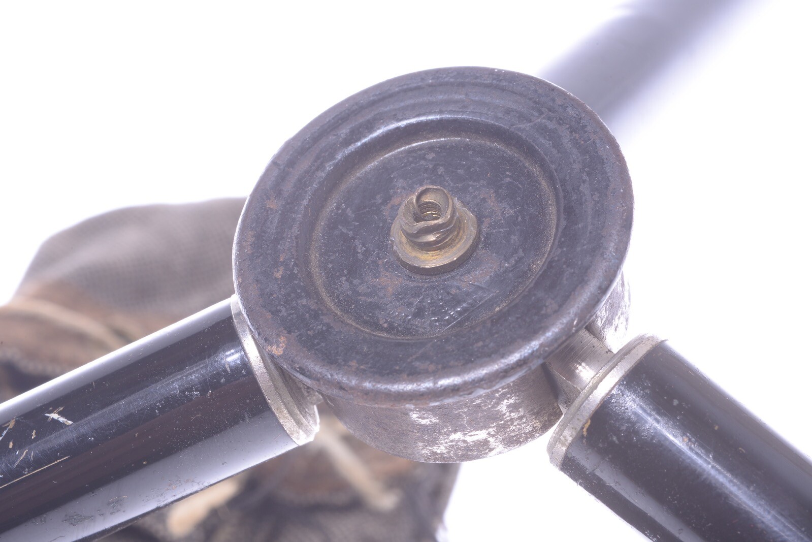 ✅ ANTIQUE METAL TRIPOD 124.5CM, 49″ GLASS PLATE 127, 120 ROLL FILM CAMERA