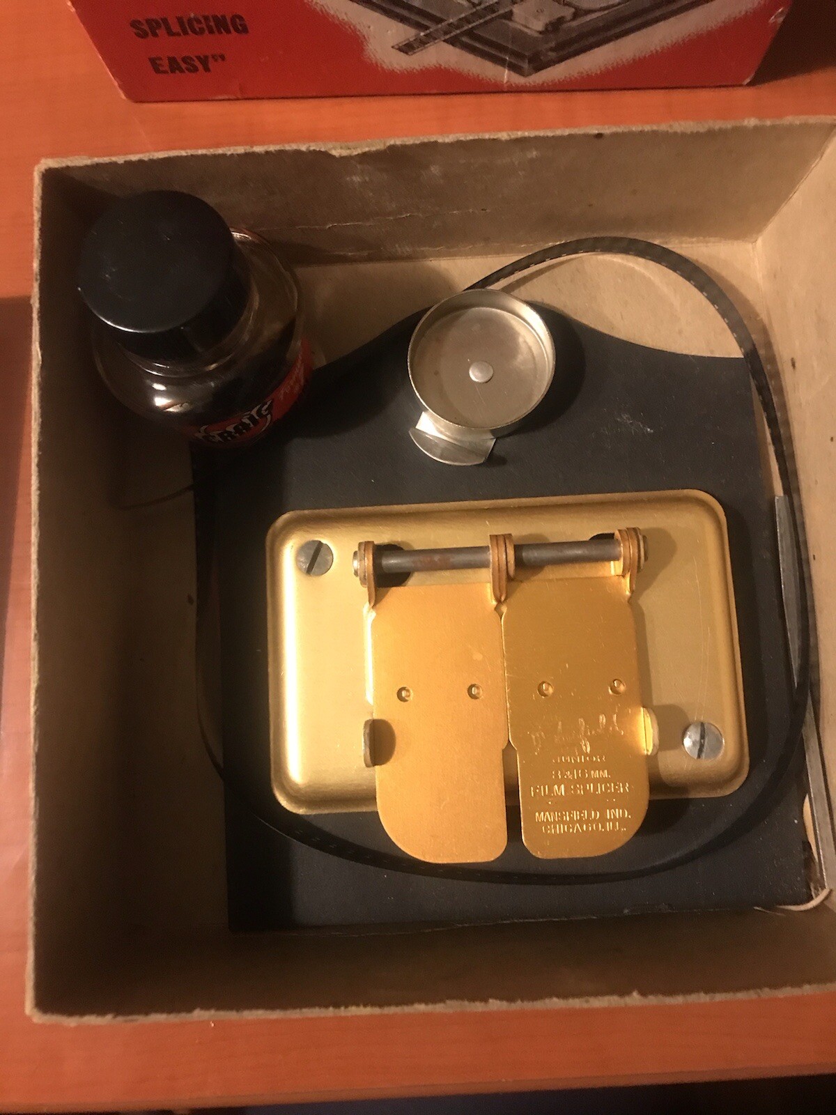 vintage collectible Mansfield Junior Film Splicer