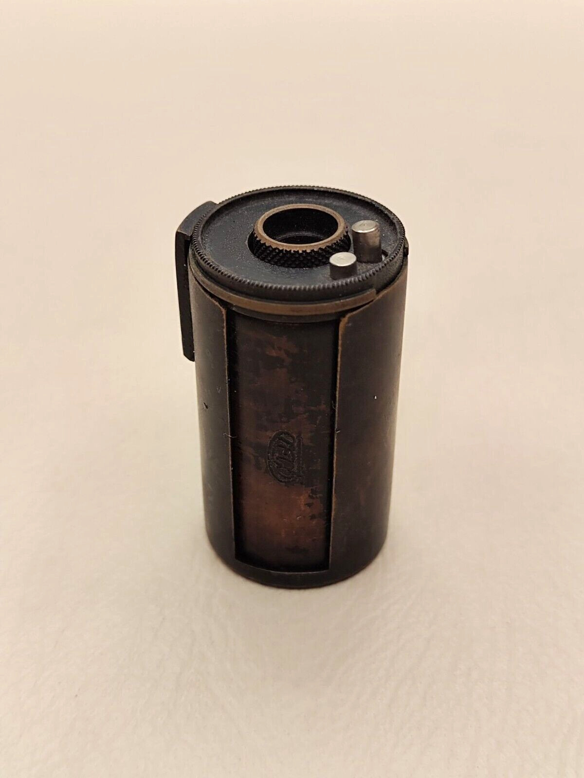 Reloadable cassette for 35 mm film brass for Fed cameras USSR