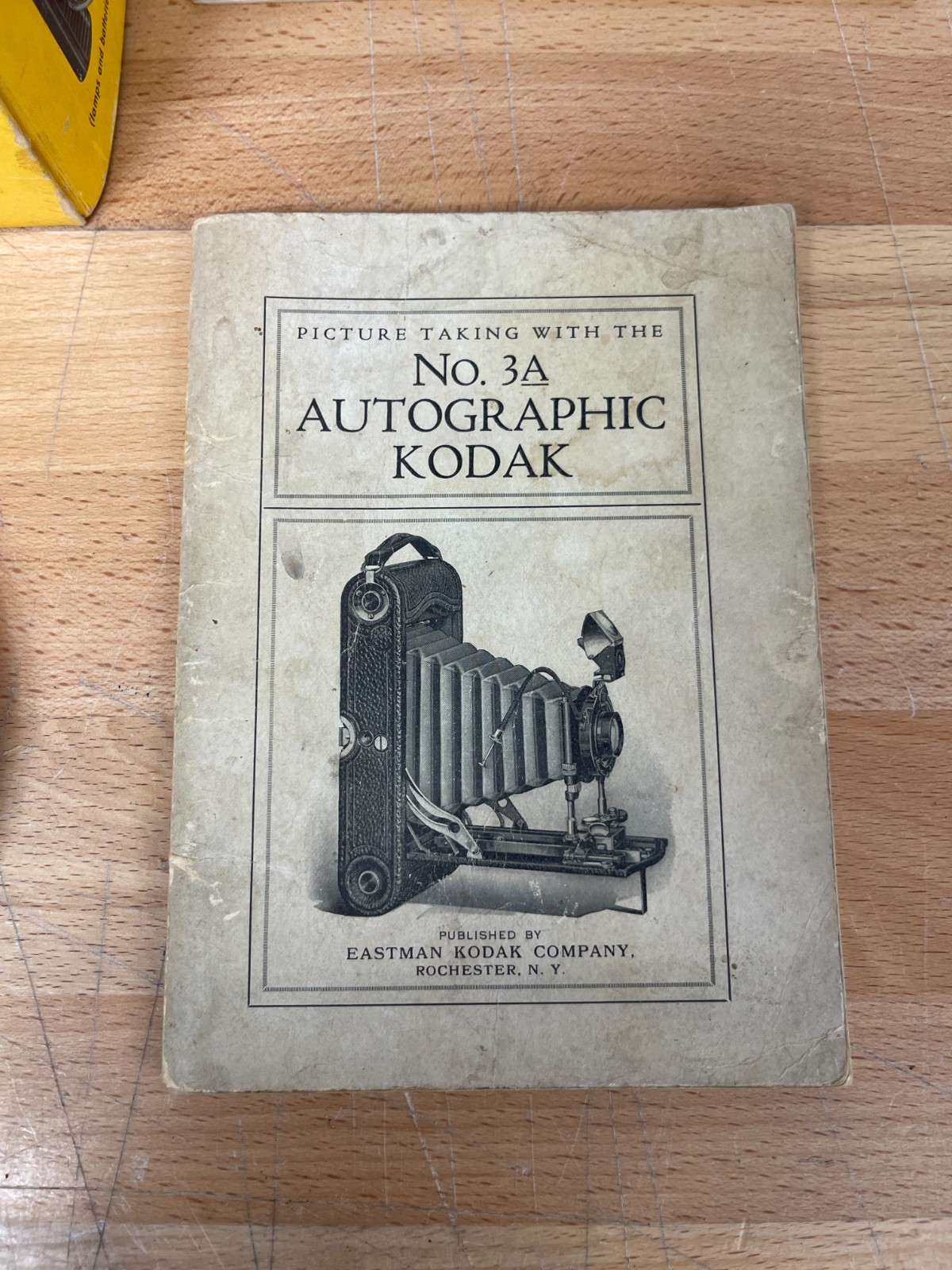 Vintage Kodak Flashholder w/ Box, Film Reel, Flashbulb + Manuals Lot