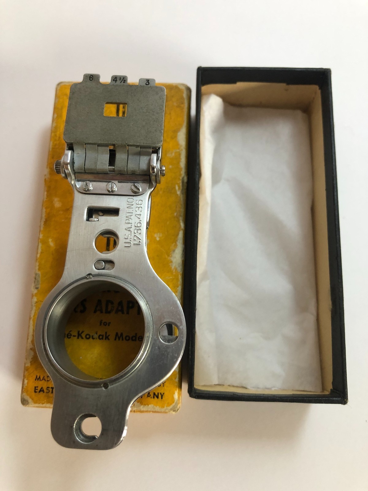 Vintage Cine-Kodak Lens Adapter for Model K 16mm Camera w/ Box
