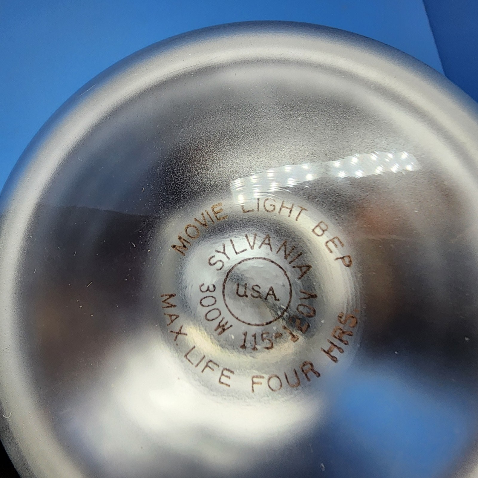 Vintage Sylvania Movie Light 300 Watts 115-120V Type BEP Movie & Photography NOS