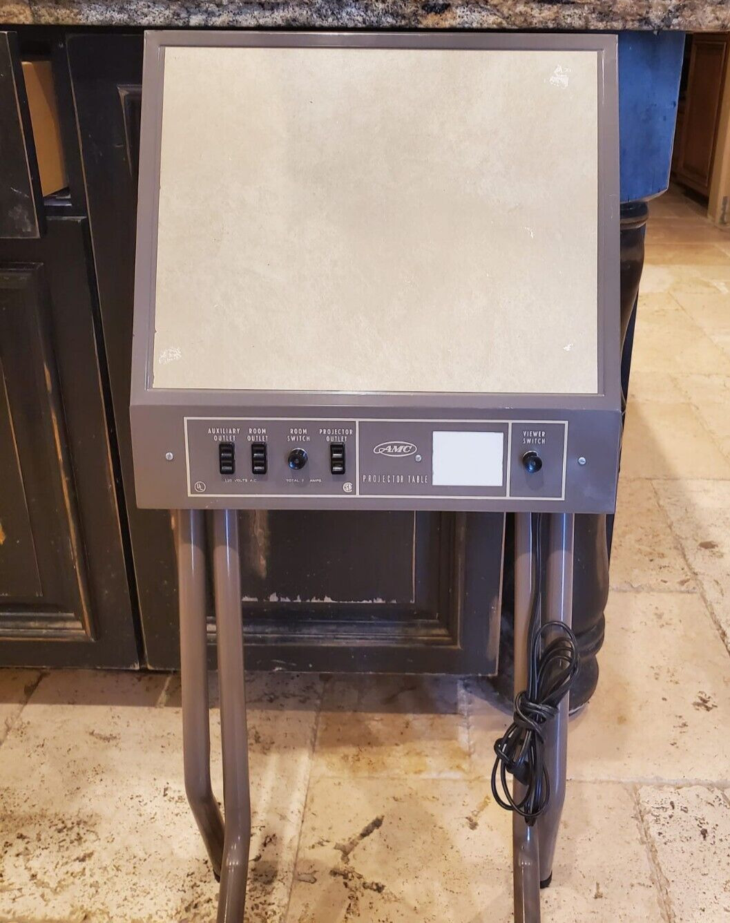 Vintage AMC Projector Projection Table w/ Room Switch Auxiliary ETC.