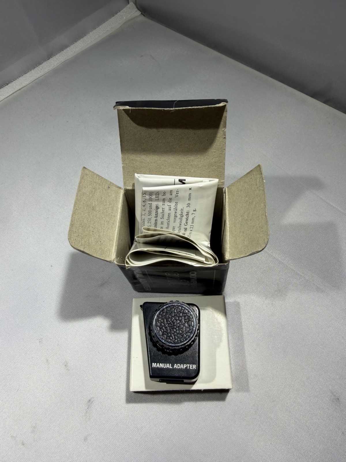 Olympus OM10 Manual Adapter w/ Original Box & Instructions Tested SLR Film OM-10