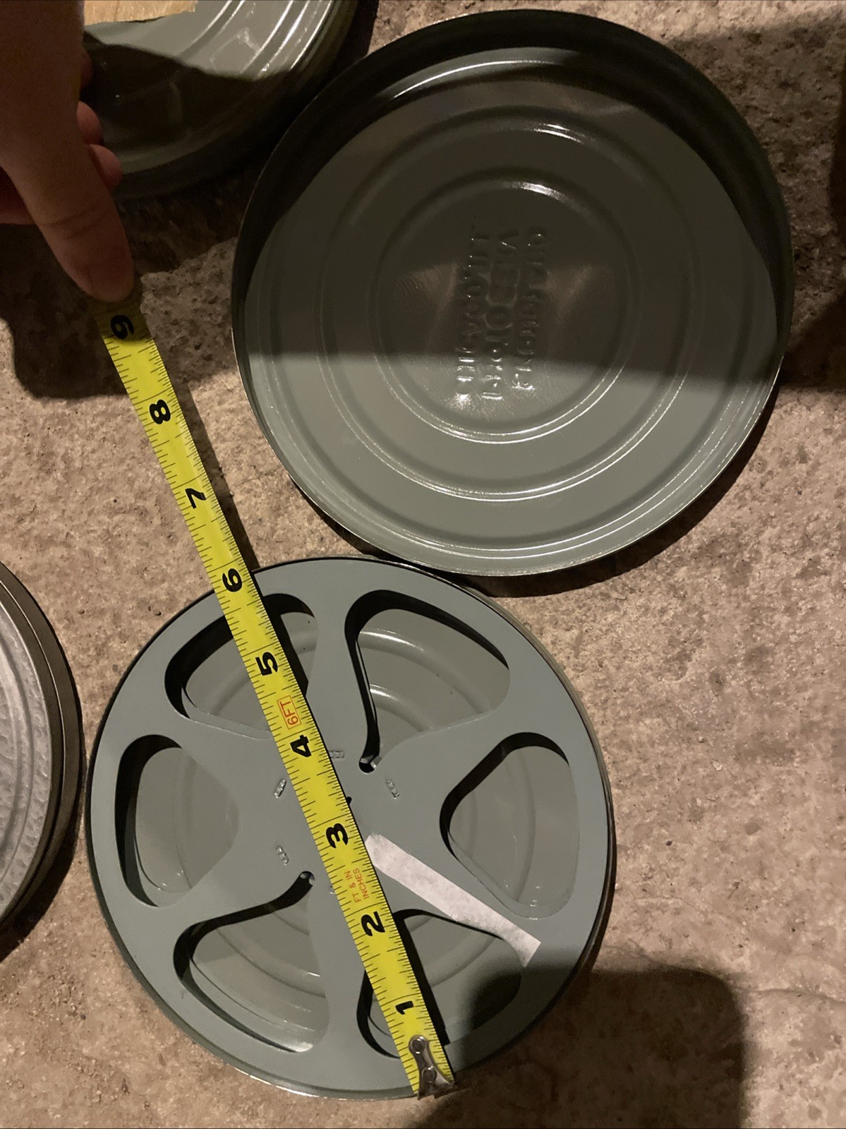 Vintage Film Reels Canisters 8mm 6 inches movie room – 4 Skrudlands Chicago