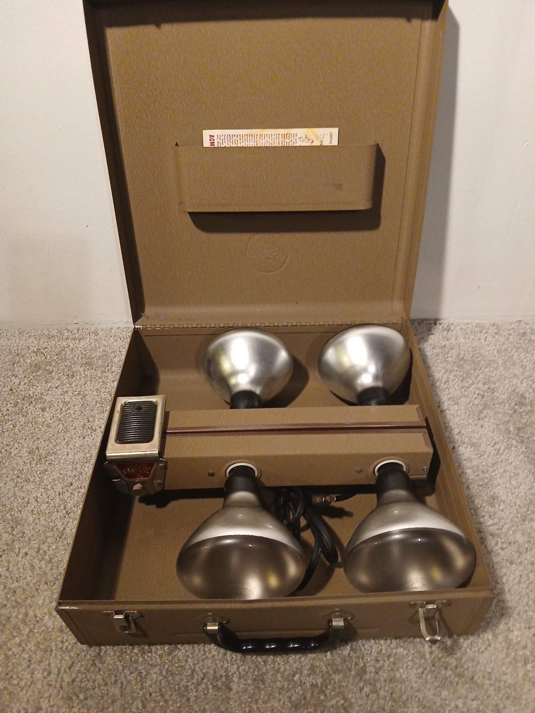 ACME MOV-E-LITE 4 Light Movie Film Stage PhotographyLighting with Case Model R4