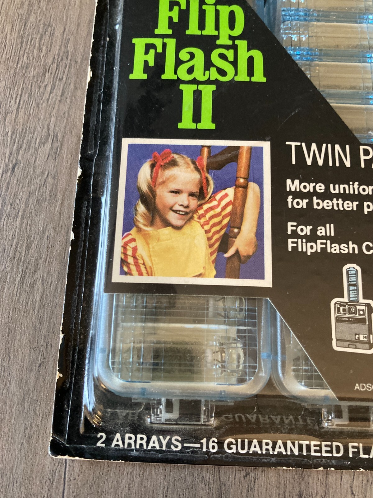 Vintage GE Flip Flash II Twin Pack 2 Bars – 16 Flashes FlipFlash Cameras