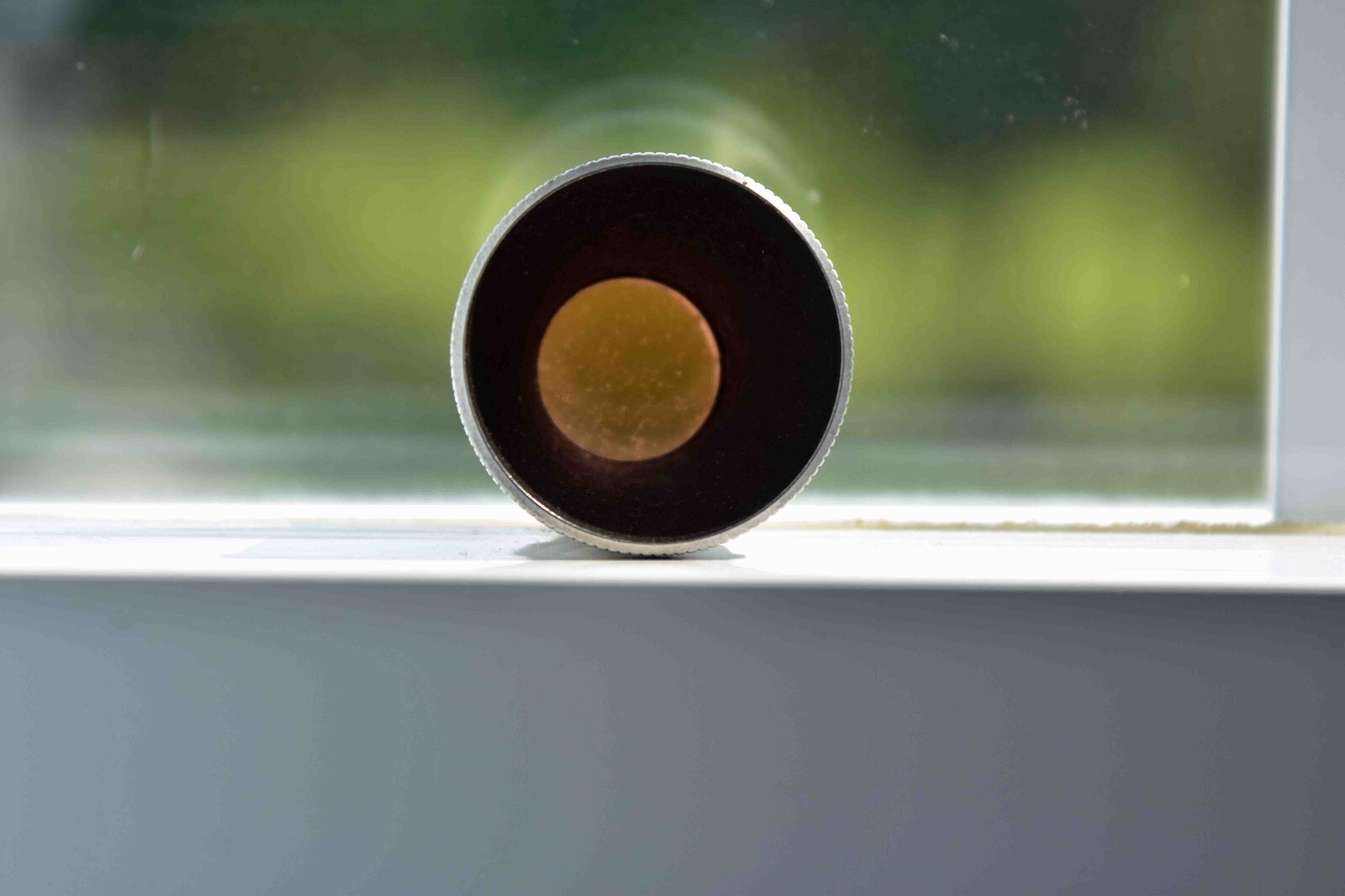 Vintage Omag Sunshade Filter Holder w/ Yellow Filter