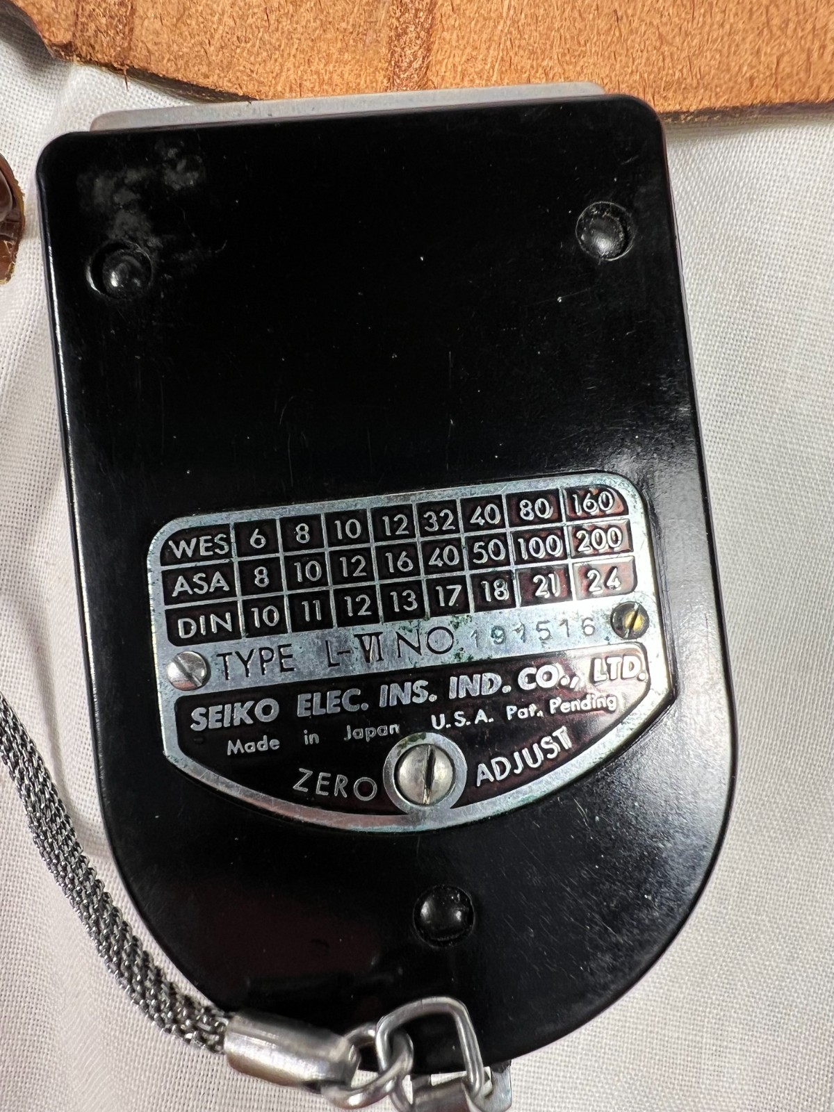 Seiko Type L Vintage Selenium Light Meter Japan – Working Needle, Sekonic Leader