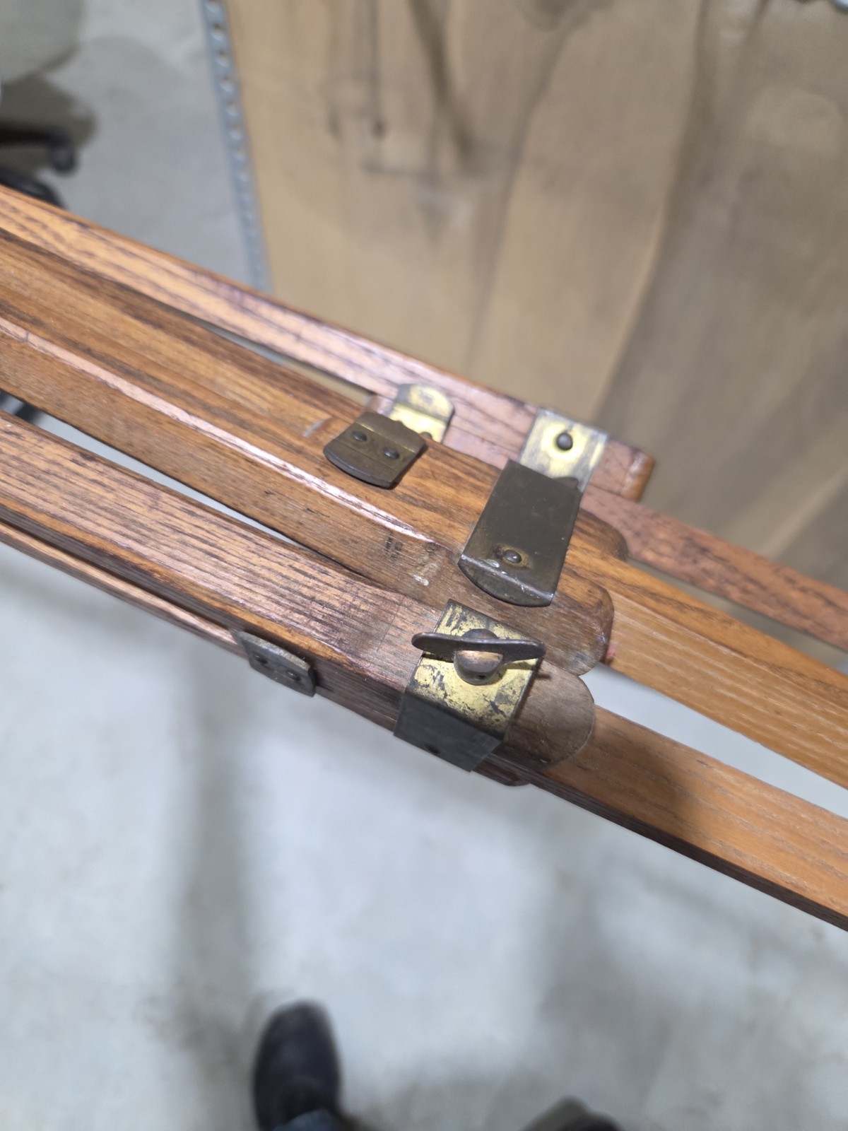 Antique Eastman Kodak Co. wooden Crown Tripod Rare Vintage