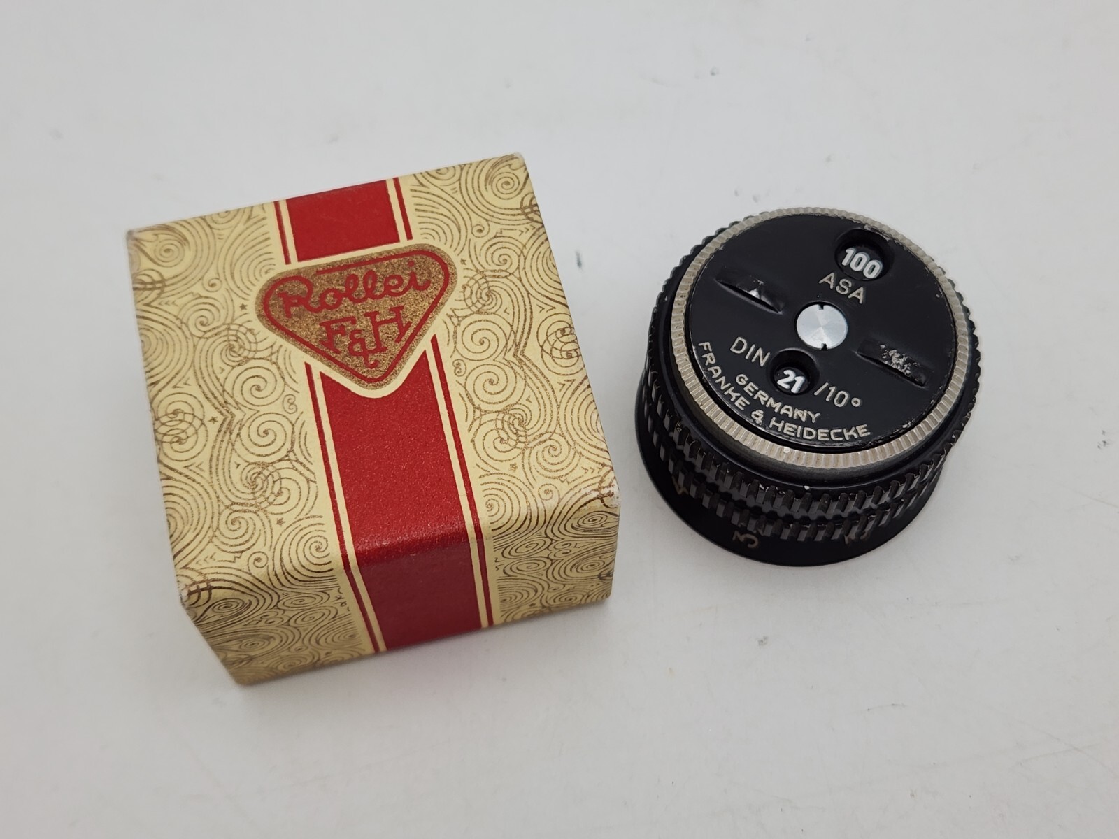 Rollei Rolleicord F Aufsteckknopf Auxiliary Focusing Knob Rolleiflex w/ Box
