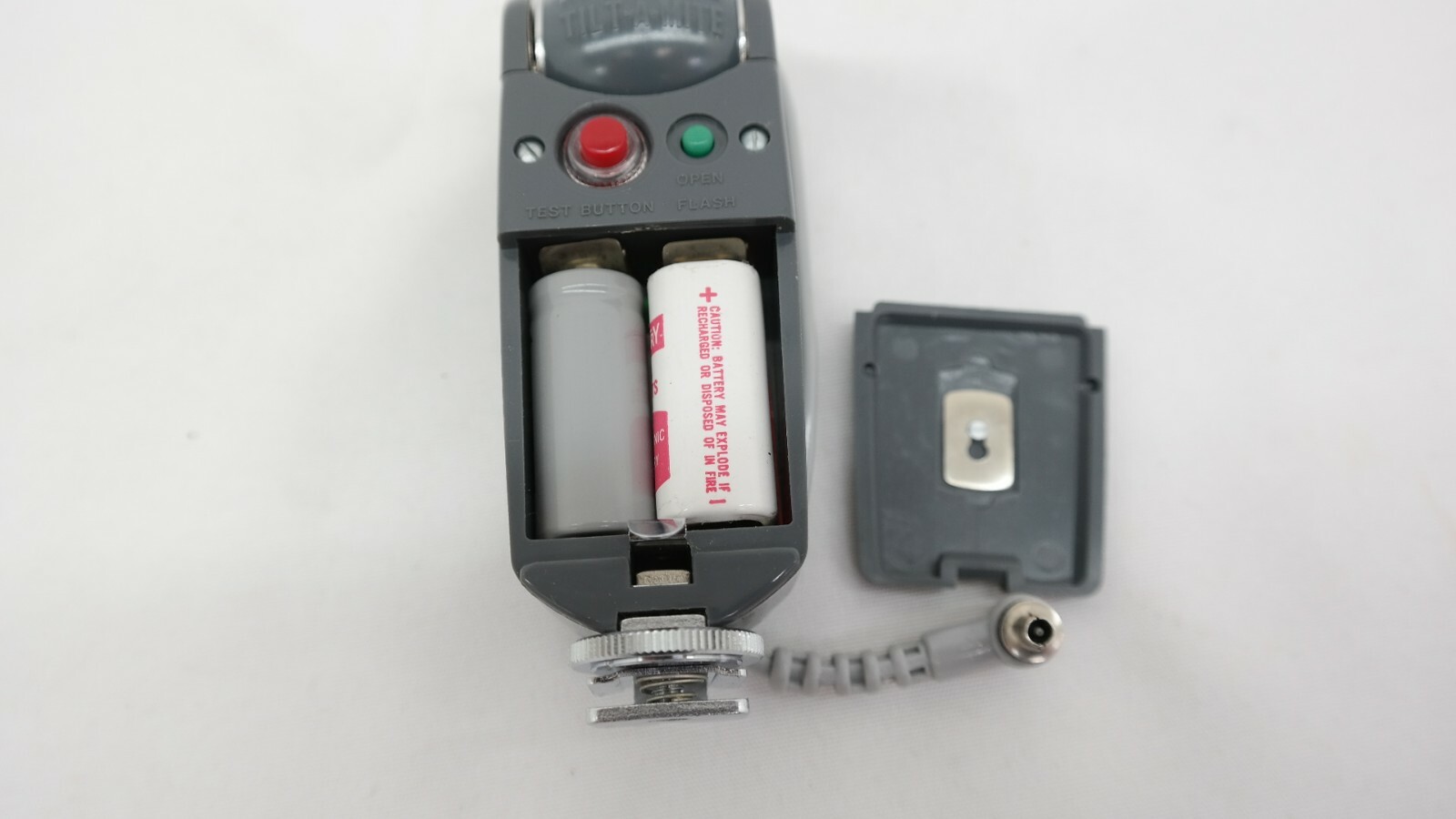 Vintage Honeywell Tilt-A-Mite Folding Fan Camera Flash w/ Case LW