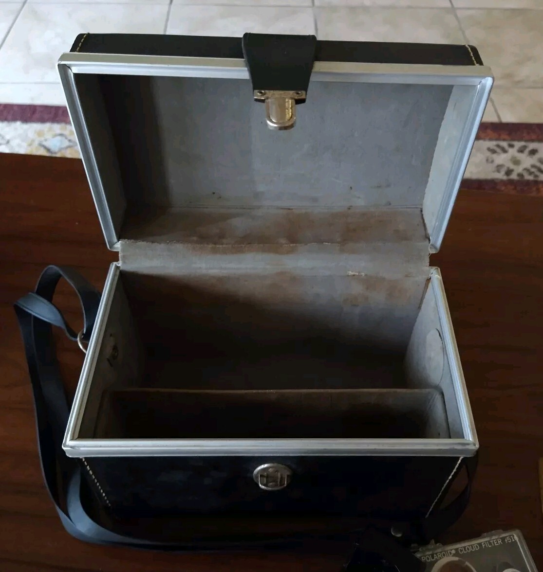 Vintage Polaroid Box, Filter, Self Timer, Flash, Print Coater Set