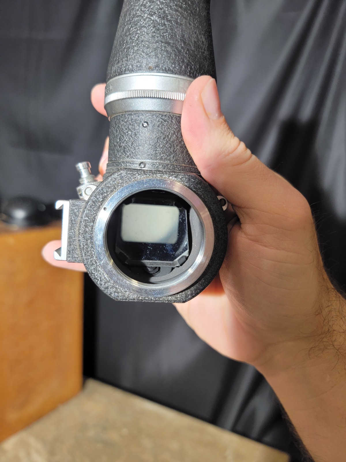 Leitz Wetzlar Microscope Camera Adapter w/ Summar Elmar 5cm Macro Lenses