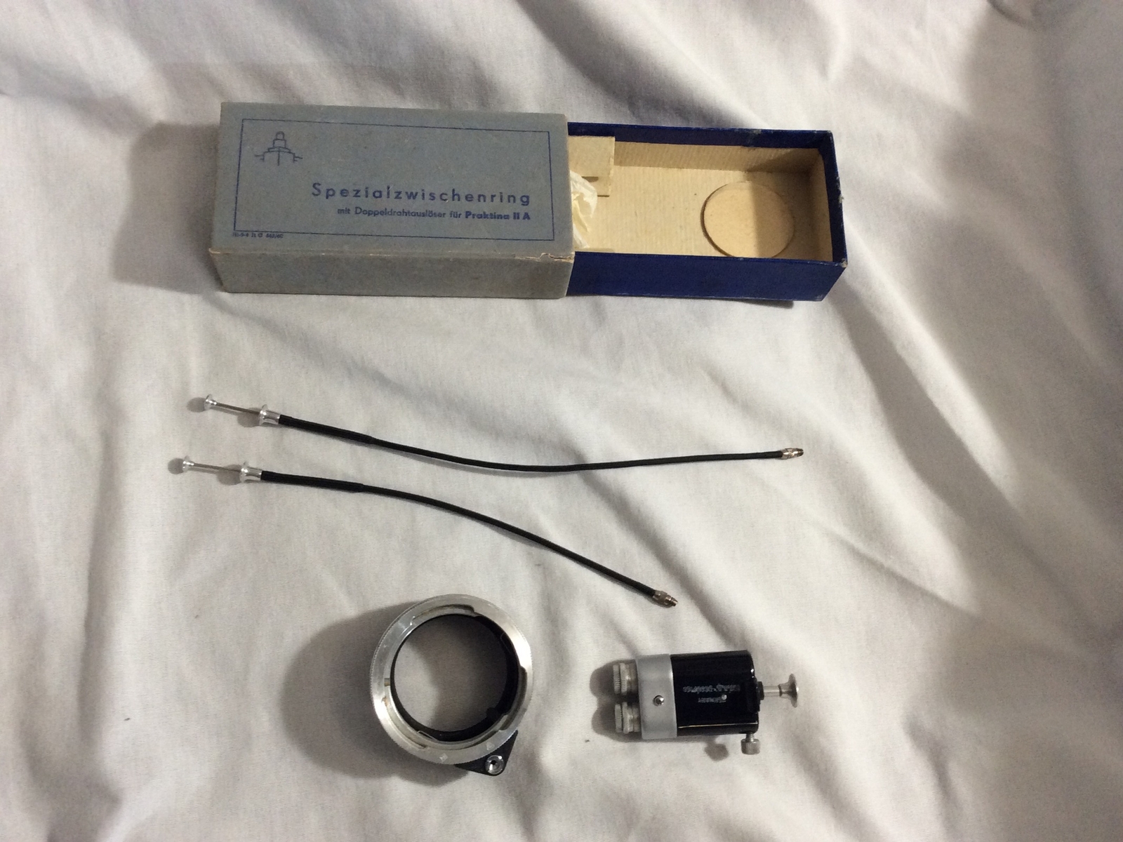 Spezialzwischenring With Double Cable Release For Praktica – Ships From Oregon