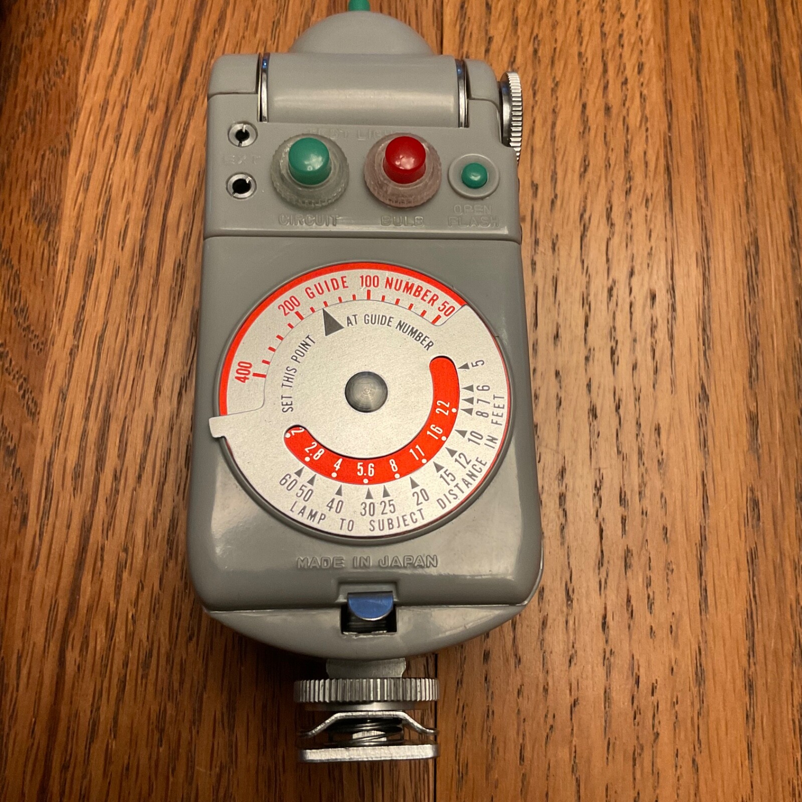 Vintage All-Mite Camera Flash Unit Collapsible Fan Style