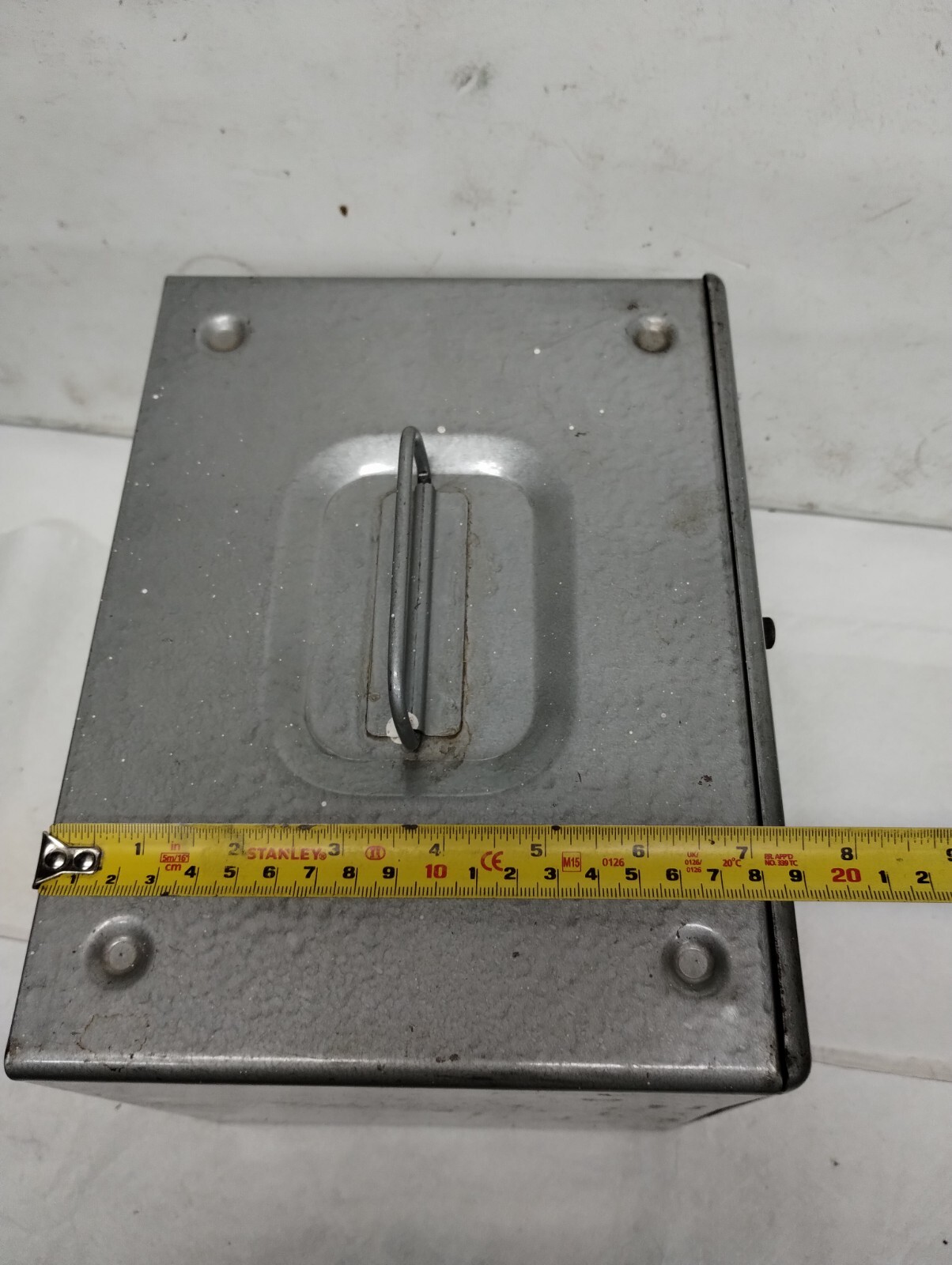 Brumberger 8mm Movie Film Reel Can Metal Storage Box Empty Vintage