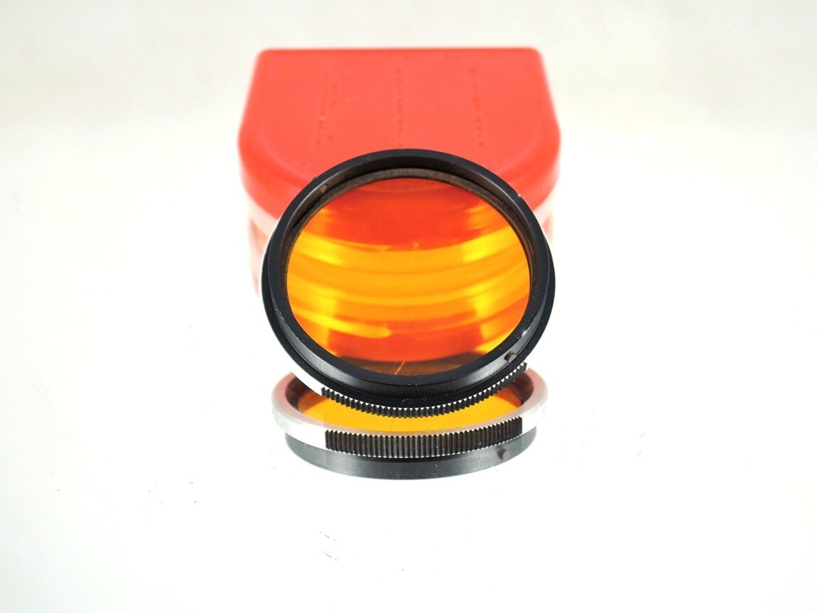 Flexaret G3 B36 Orange Filter MEOPTA Genuine Accessories Bayonet Good Glass