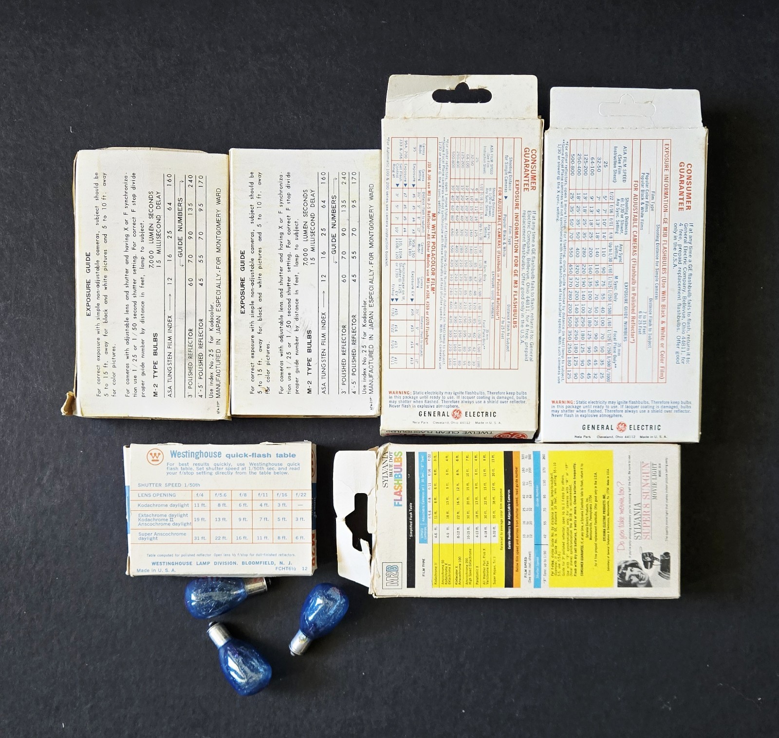 Vintage M2B M3 Flash Bulbs Flashbulbs – 41 Bulbs