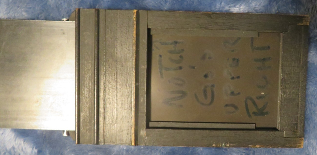 Vintage 2×3 (2 1/4″ x 3 1/4″) Wooden Film Holder for Graflex Camera