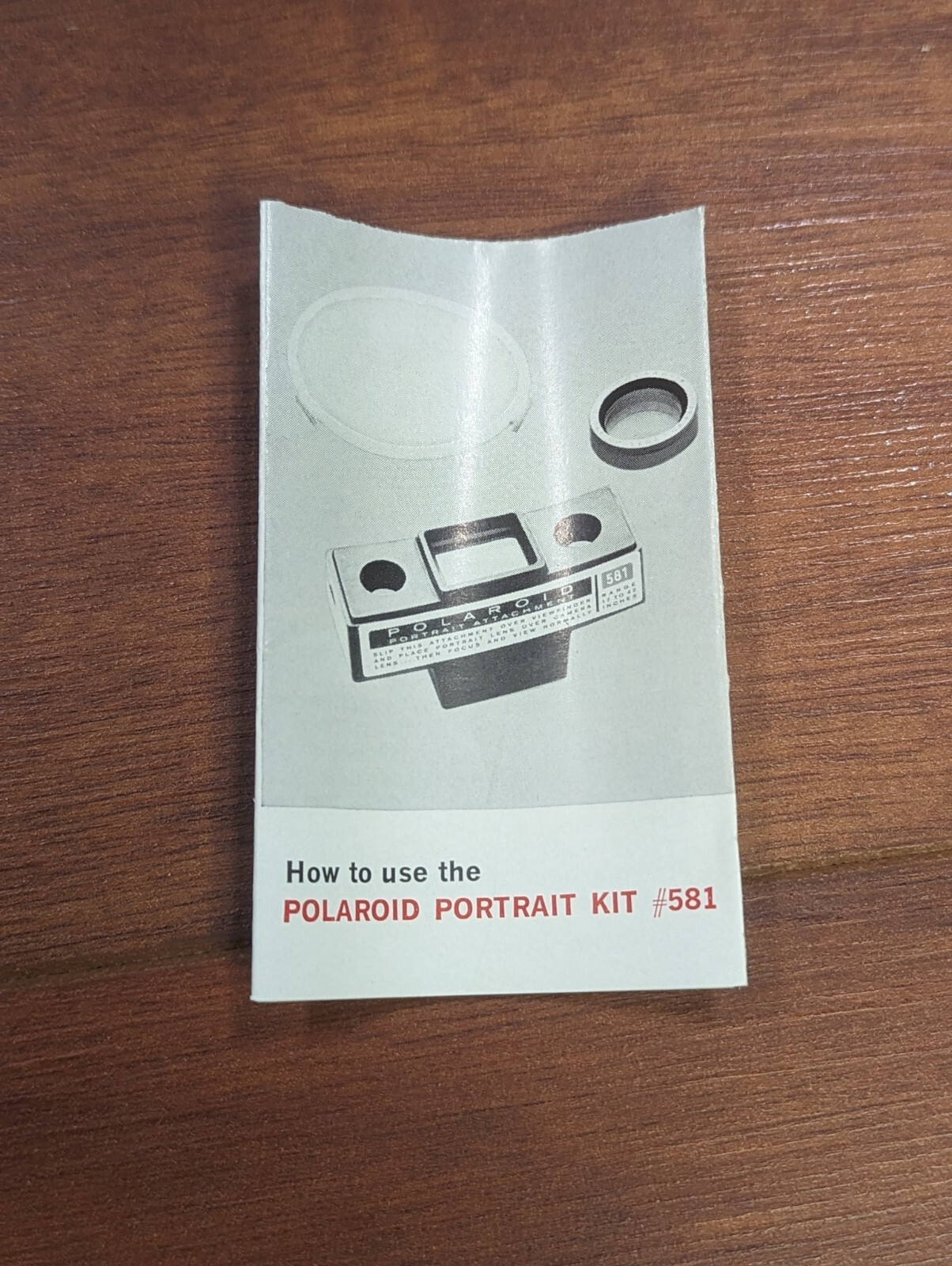 Vintage Polaroid Portrait Kit #581 NIOB New In Open Box Excellent Condition