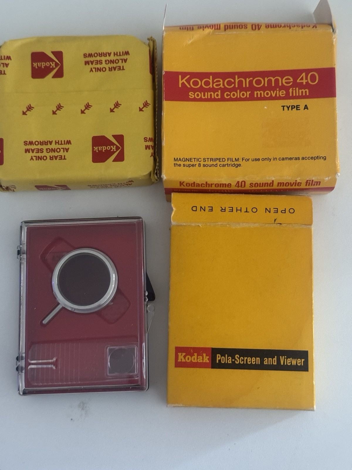 Kodak Movie Film & Pola-Screen & Viewer