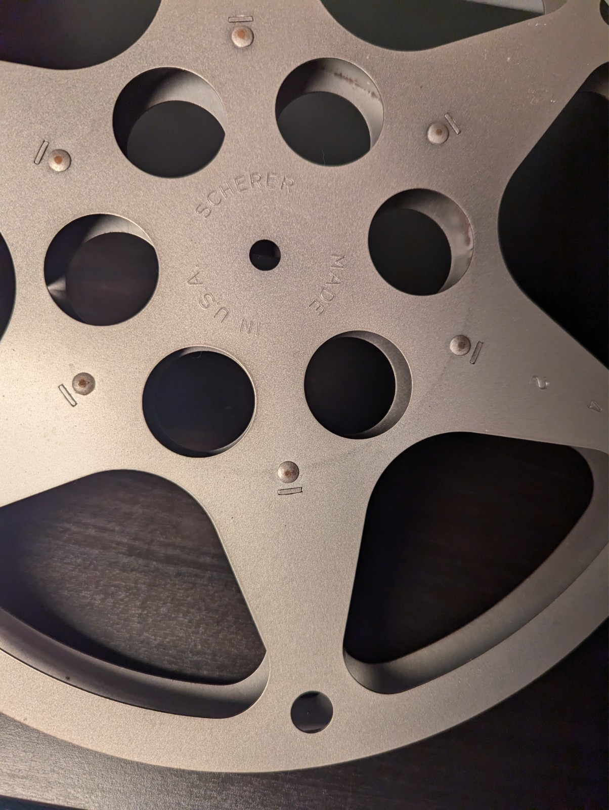 SCHERER 800′ 16MM FILM REEL 800ft cap – Made In USA – See Video
