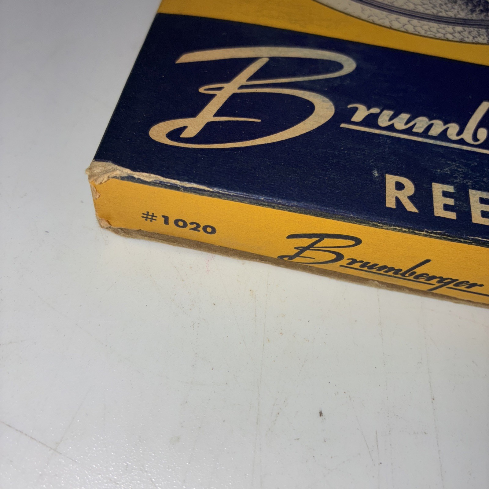Vintage Metal Brumburger Co. Inc 8mm – 400 Ft. Film Reel & Canister Brooklyn NY