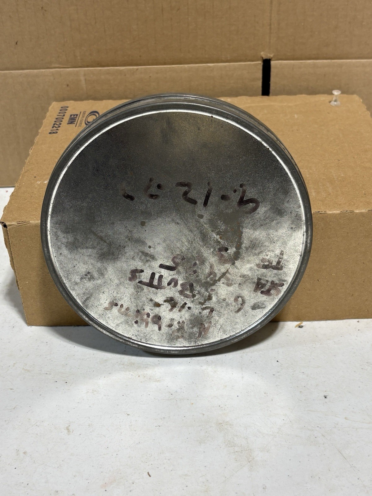 Vintage Eastman Kodak Metal Film Reel Canister Case Empty 7 Inch