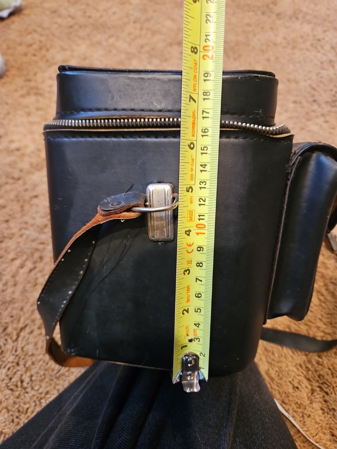 Rare Vintage Kali Bag Retro Film Camera Leather Case Made In Japan
