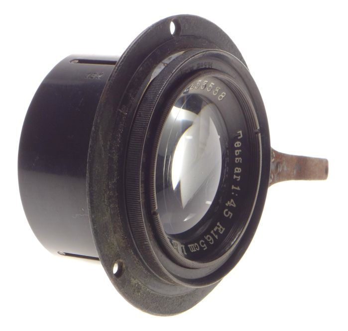 Carl zeiss jena tessar lens 1:4.5 f=16.5cm drp large format film photography