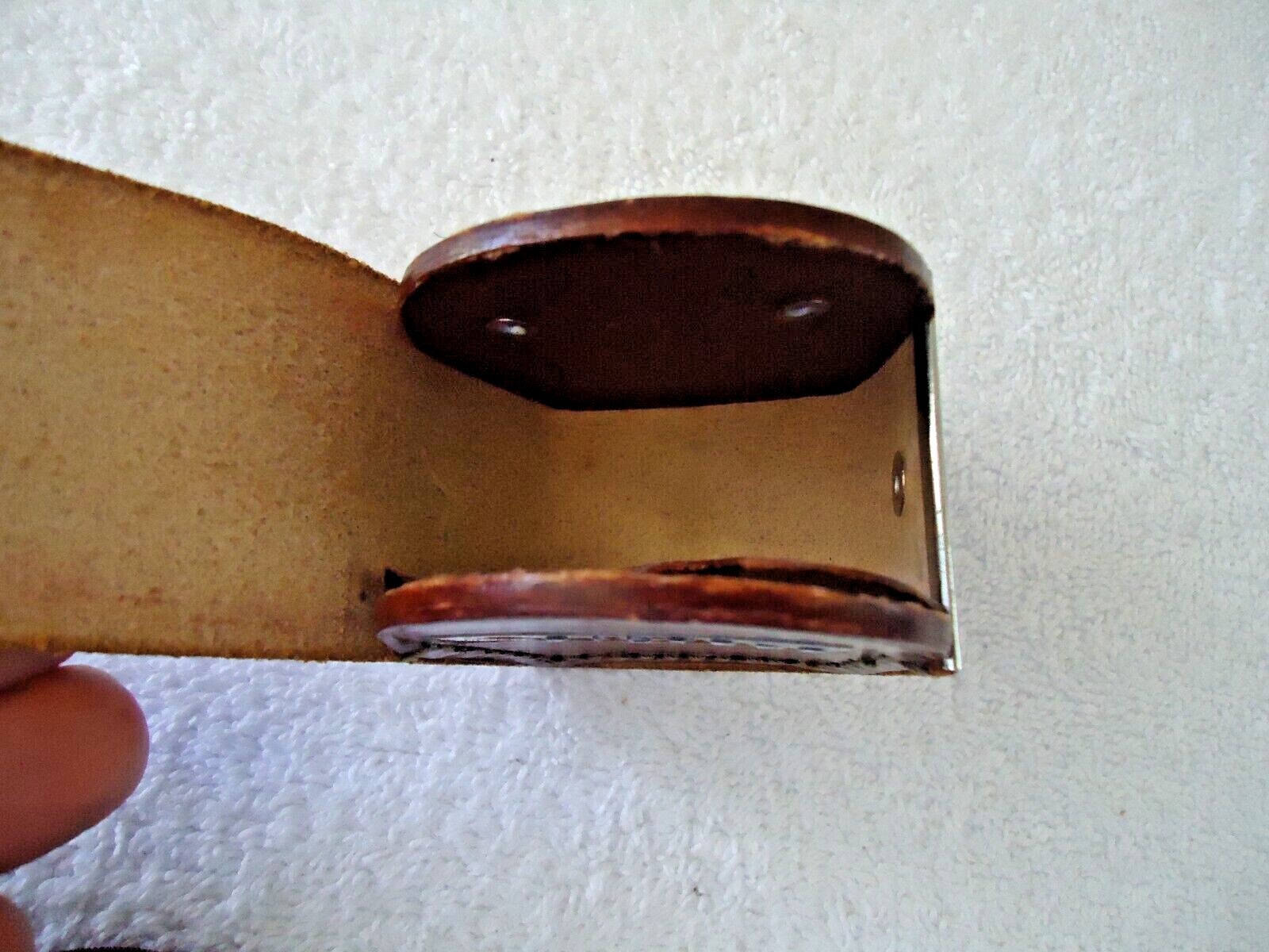 Vintage AO CO.? Leather Camera Lens Holder With a Couple of Lens ” GREAT ITEM “