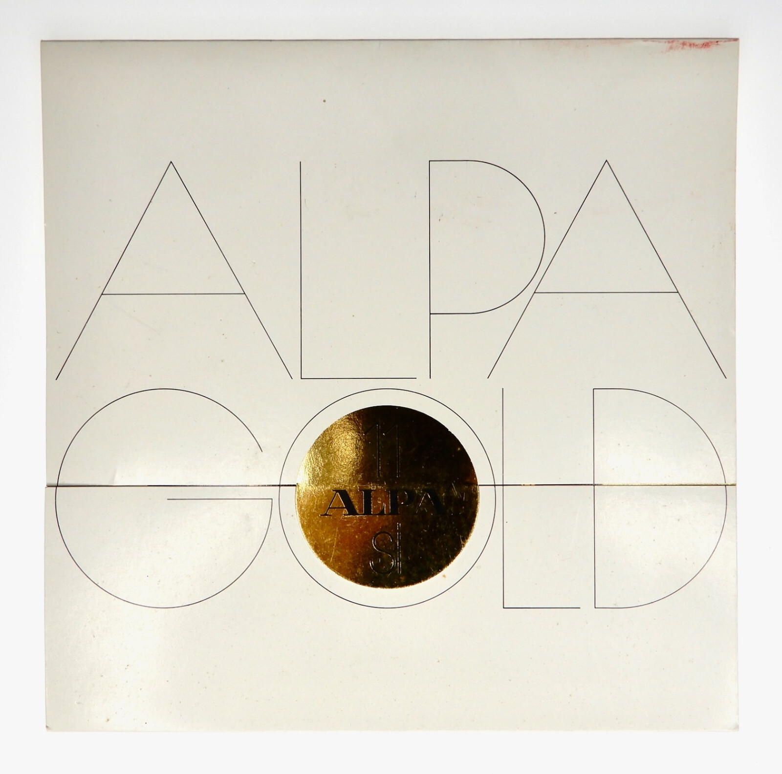 Alpa Gold 11SI Certificate ……….. Minty