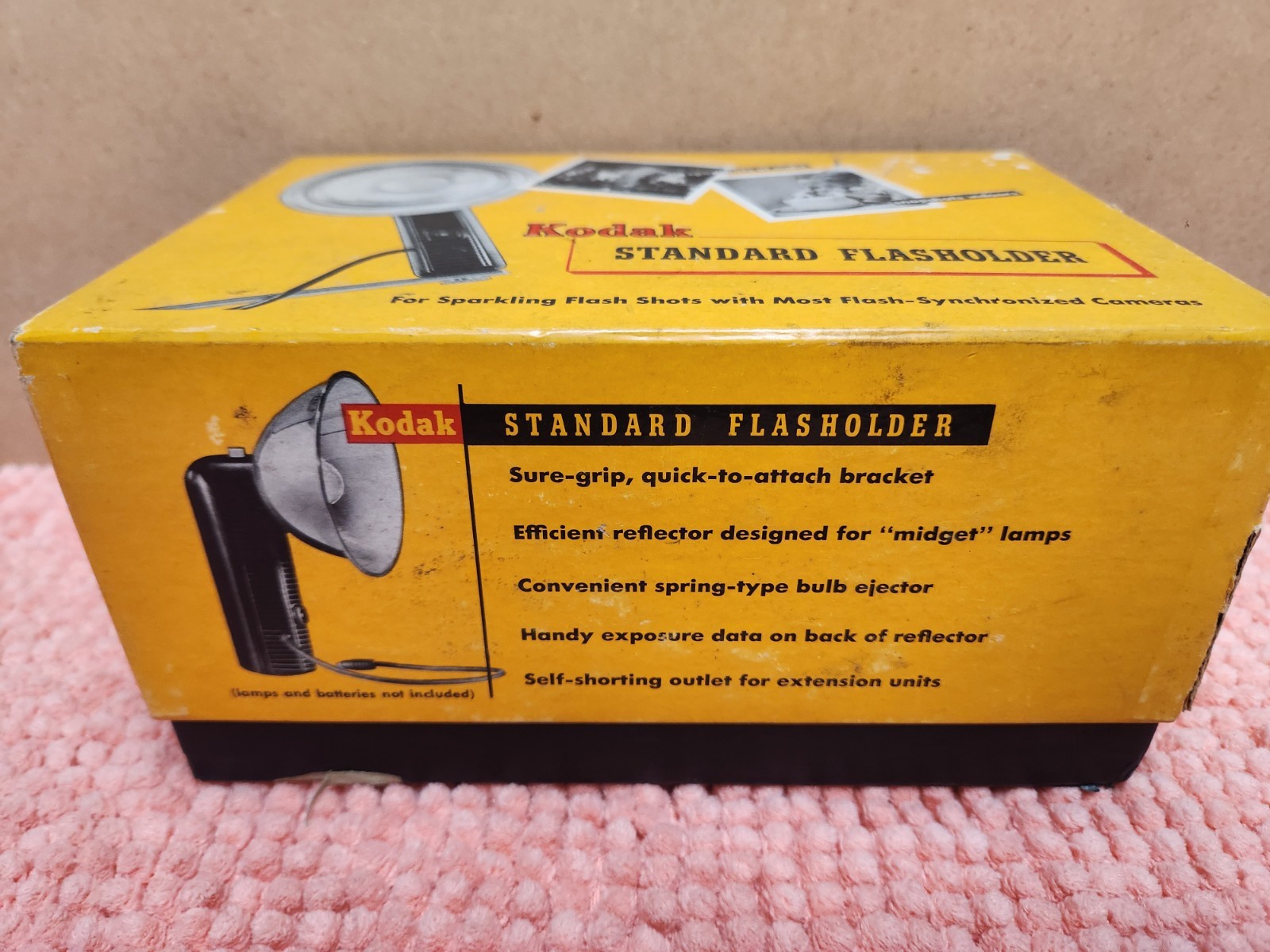 VTG KODAK Standard Flasholder w/ Original Box Kodak Standard Flasholder ESTATE