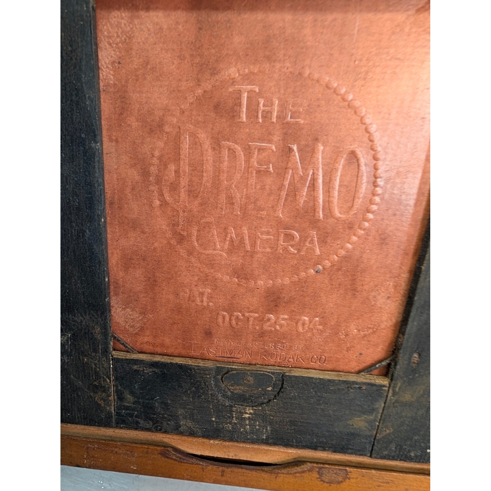 Vintage Premo Film Pack Adapter Eastman Kodak Co Wood Metal Pat 1904 6″x 8″