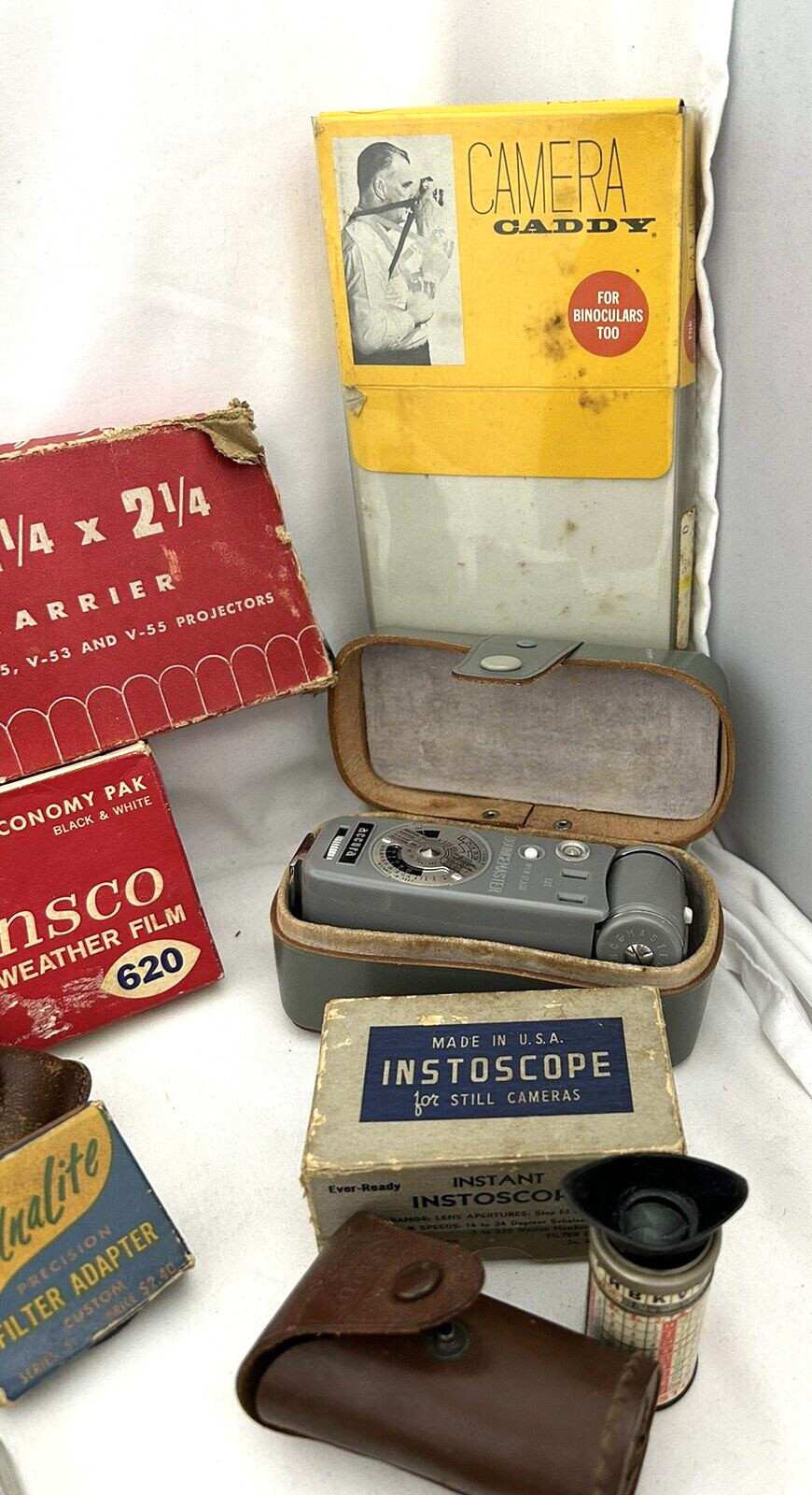 VINTAGE CAMERA ACCESSORIES FROM ESTATE SALE- SEE DETAILS AND PHOTOS
