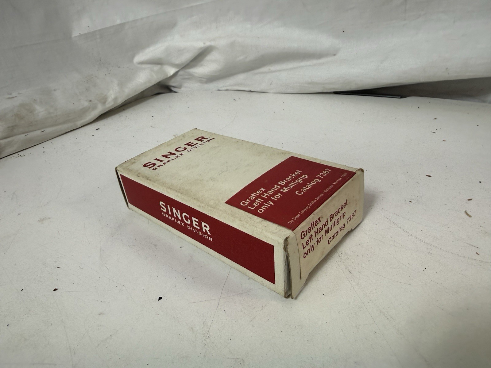 Vintage Singer Graflex Left Hand Bracket for Multigrip Catalog 7387 with Box