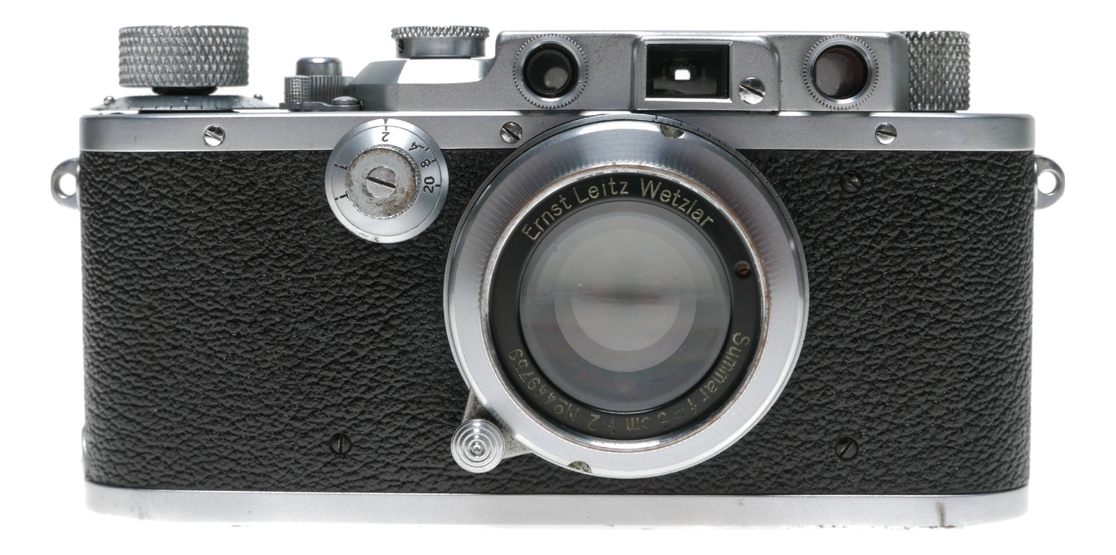 Leica IIIa LTM Leitz film camera Summar f=5cm f2 lens case cap