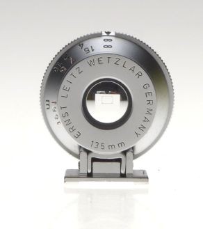 13.5cm Bright Line Chrome Leica Rangefinder Camera Viewfinder 135mm SHOOC Clean