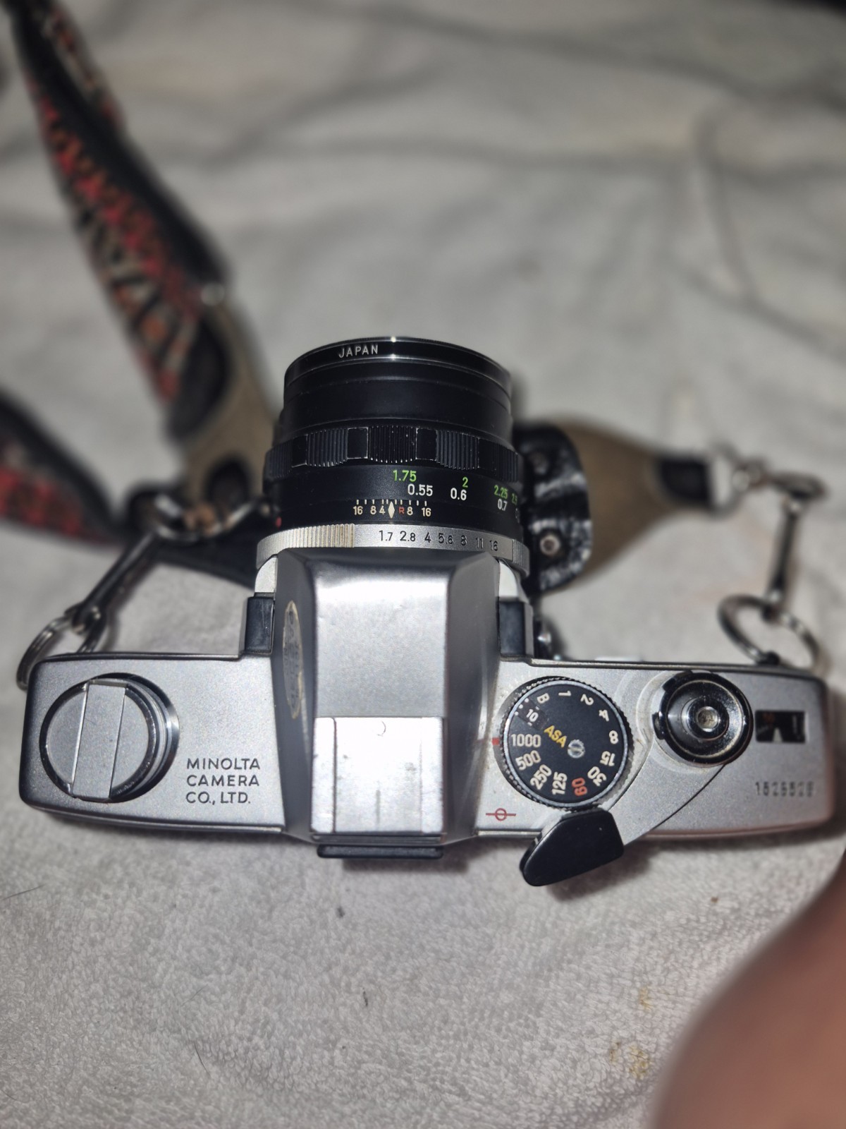 Minolta SRT 101 35mm SLR Film Camera w/ Rokkor-PF 55mm f/1.7 + Teleconverter
