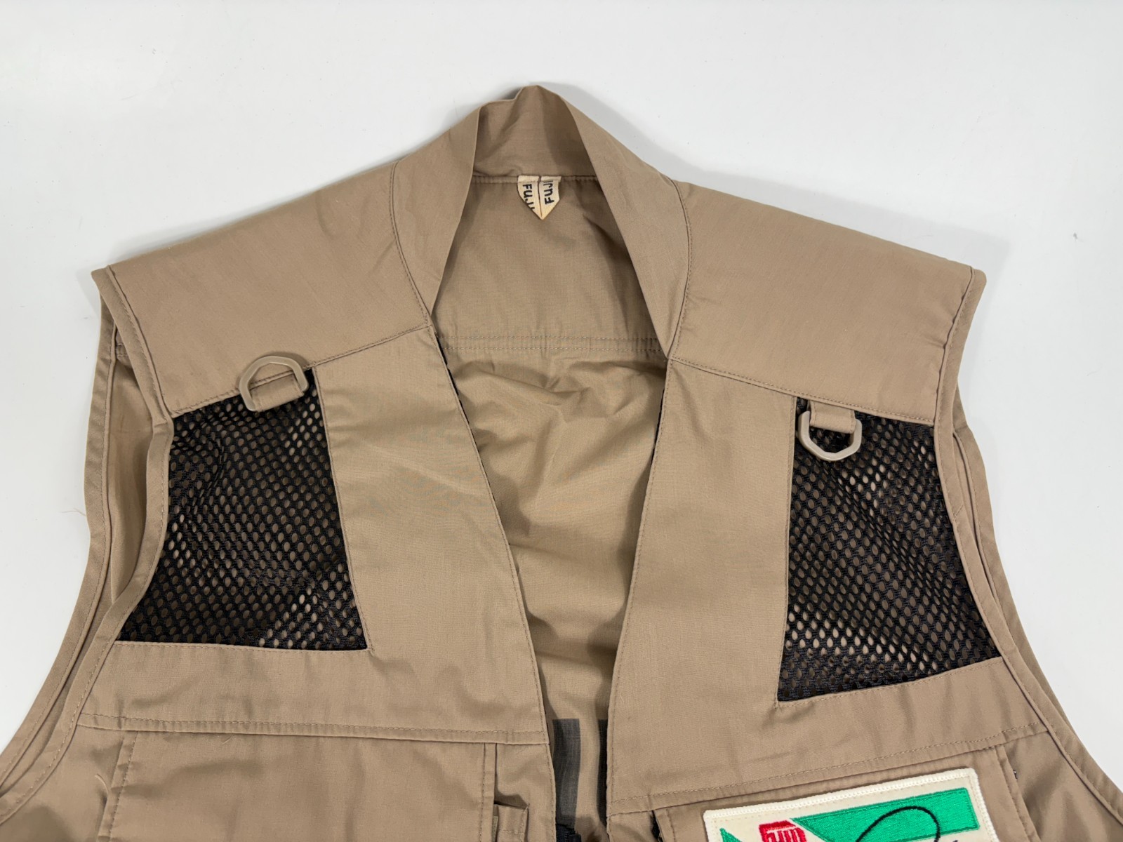 Vintage Fuji Film Professional Media Press Vest Photographer Korea 1980s XL