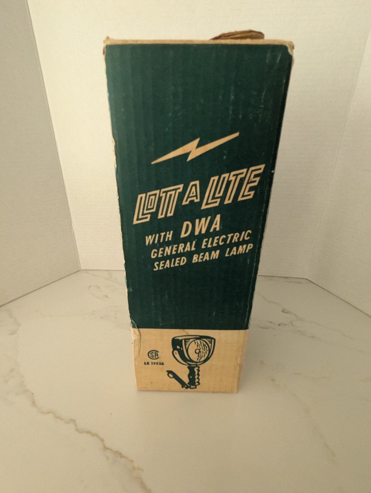 Vintage Arel Lotta-A-Lite No. 100 Controlled Movie Light w/DWA GE Sealed Lamp